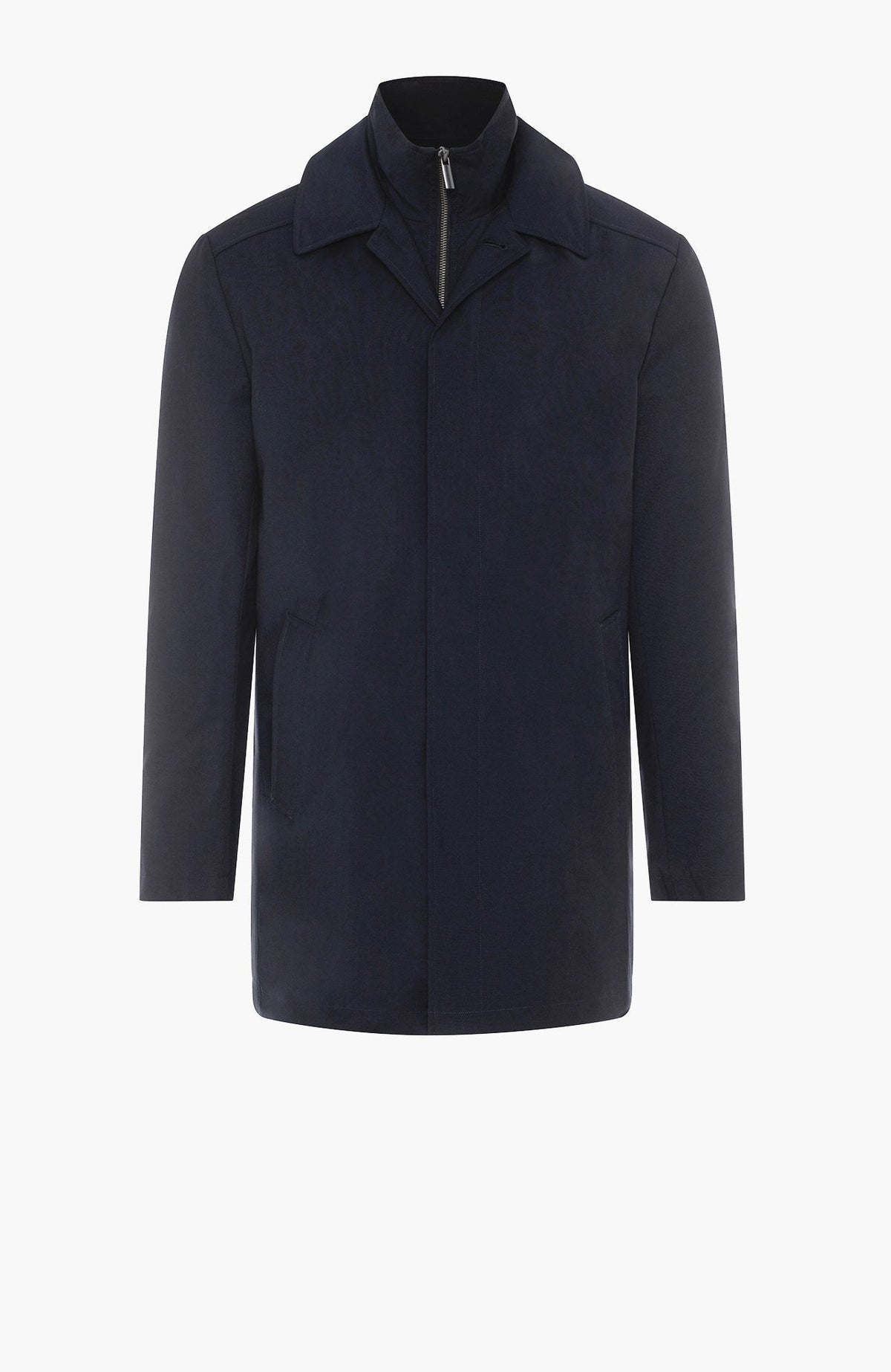 Samson Black Wool City Coat - MENS - Cardinal of Canada-US-Samson Black Wool City Coat