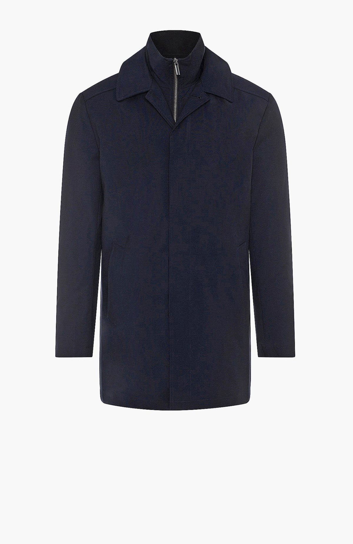 Samson Navy Wool City Coat - MENS - Cardinal of Canada-US-Samson Navy Wool City Coat