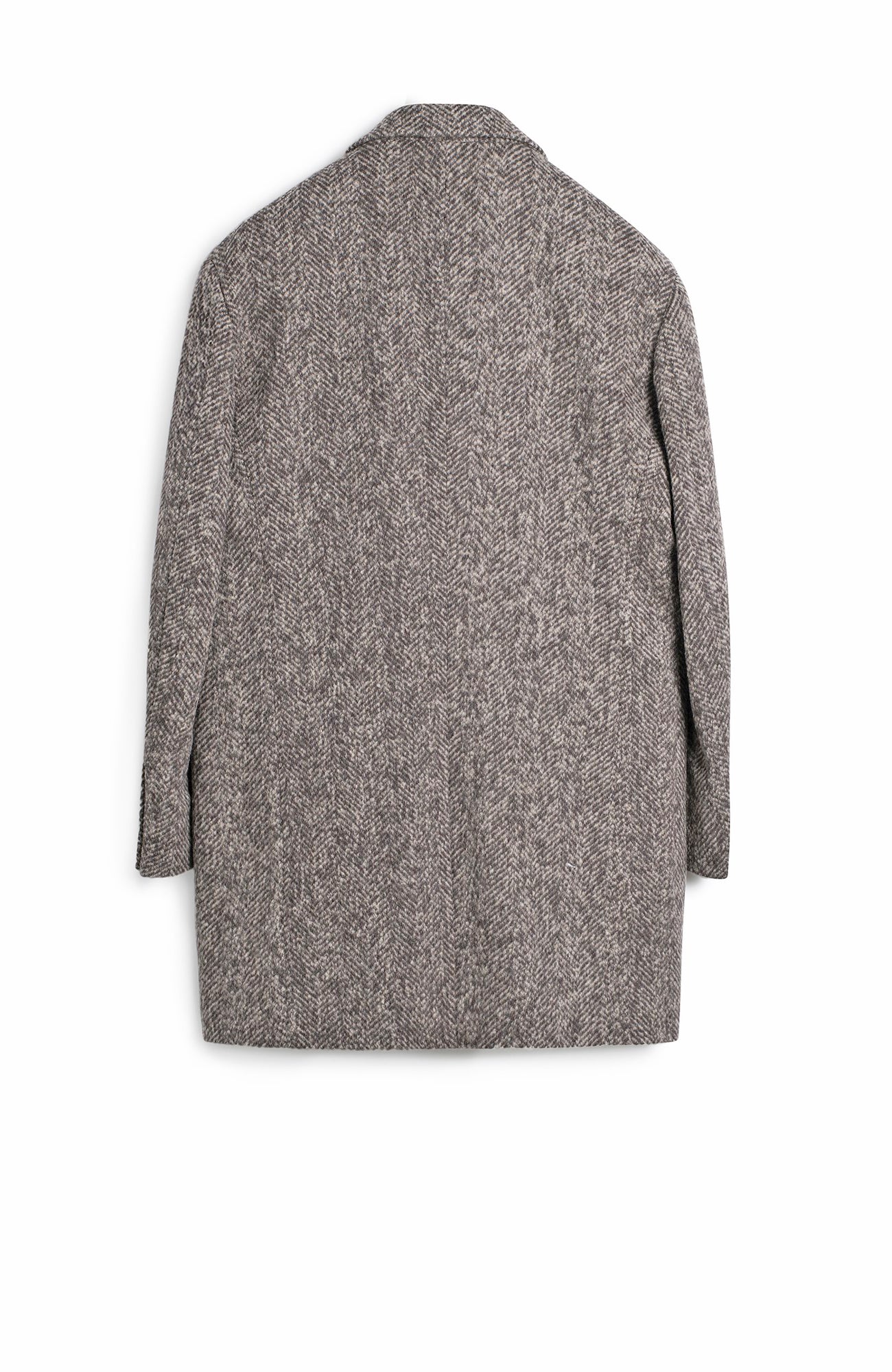 SHERWOOD TAUPE HERRINBONE WOOL & ALPACA TOPCOAT - MENS - Cardinal of Canada - US - SHERWOOD TAUPE HERRINBONE WOOL & ALPACA TOPCOAT