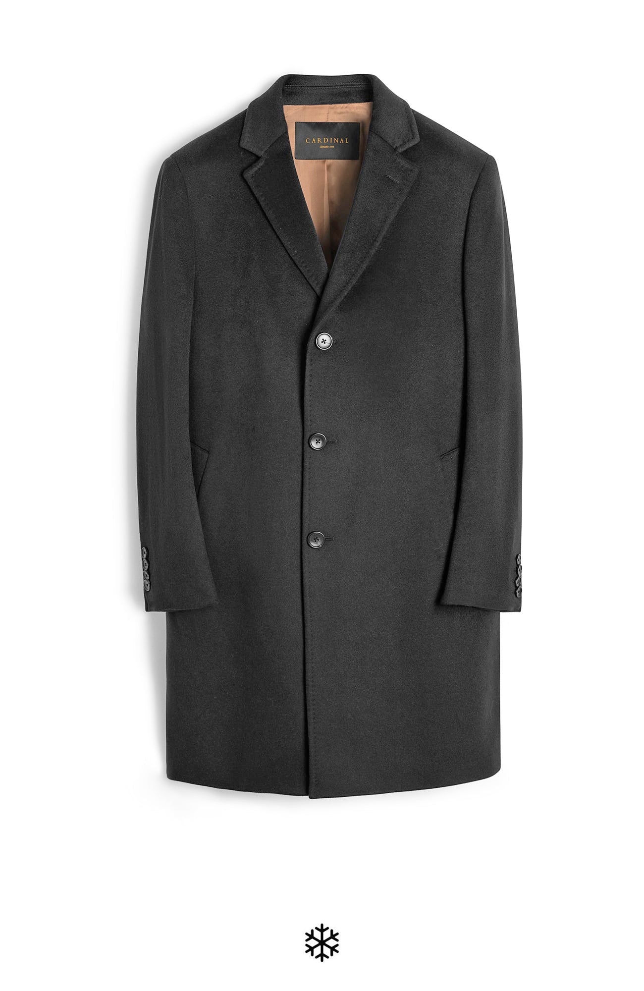 ST - PIERRE BLACK CASHMERE TOPCOAT - Cardinal of Canada - US - ST - PIERRE BLACK CASHMERE TOPCOAT