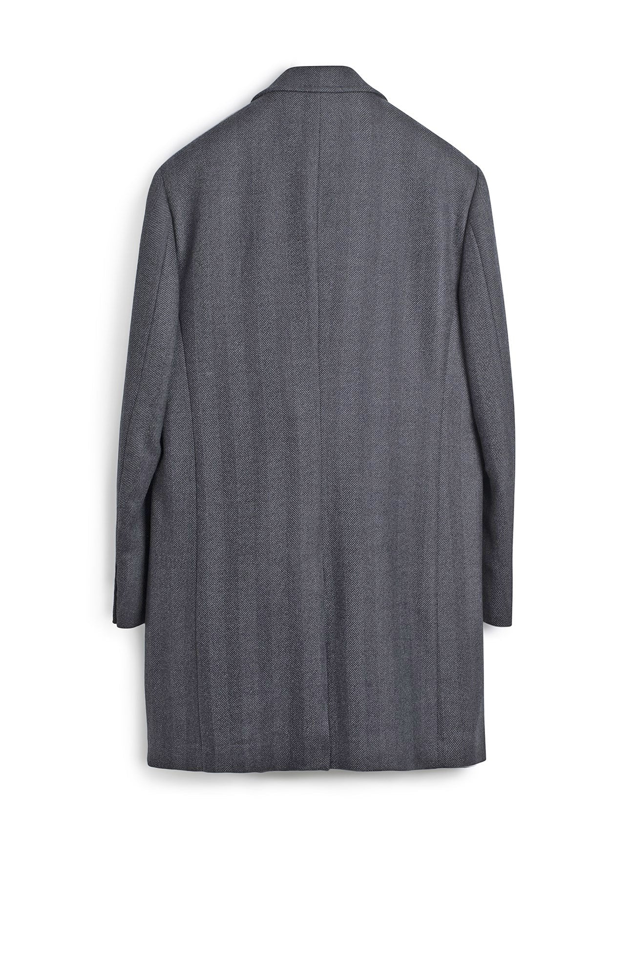 STEDWELL CHARCOAL HERRINGBONE WOOL TOPCOAT - MENS - Cardinal of Canada - US - STEDWELL CHARCOAL HERRINGBONE WOOL TOPCOAT