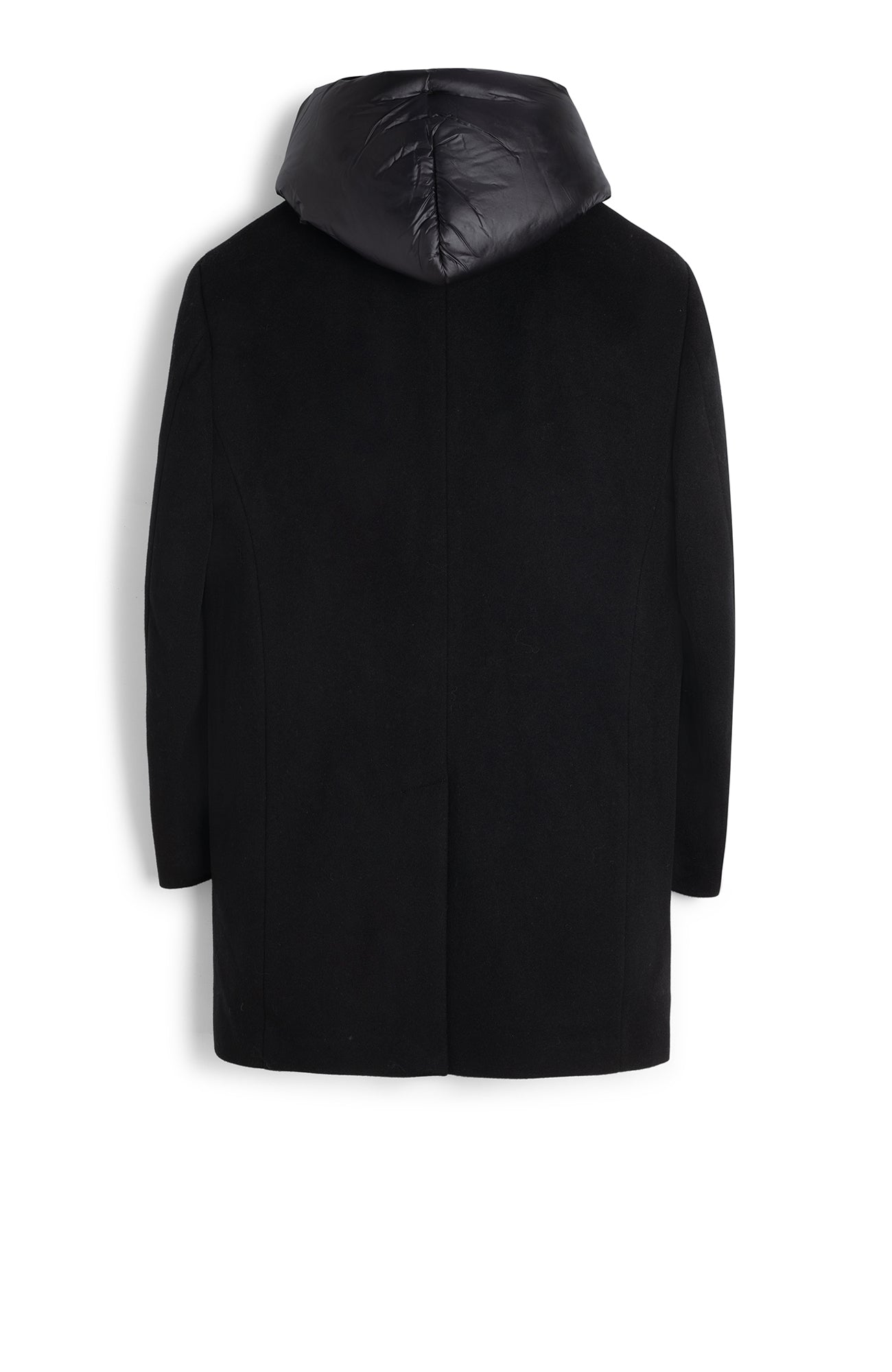 TRENTON BLACK WOOL & CASHMERE TOPCOAT - Cardinal of Canada-US-TRENTON BLACK WOOL & CASHMERE TOPCOAT