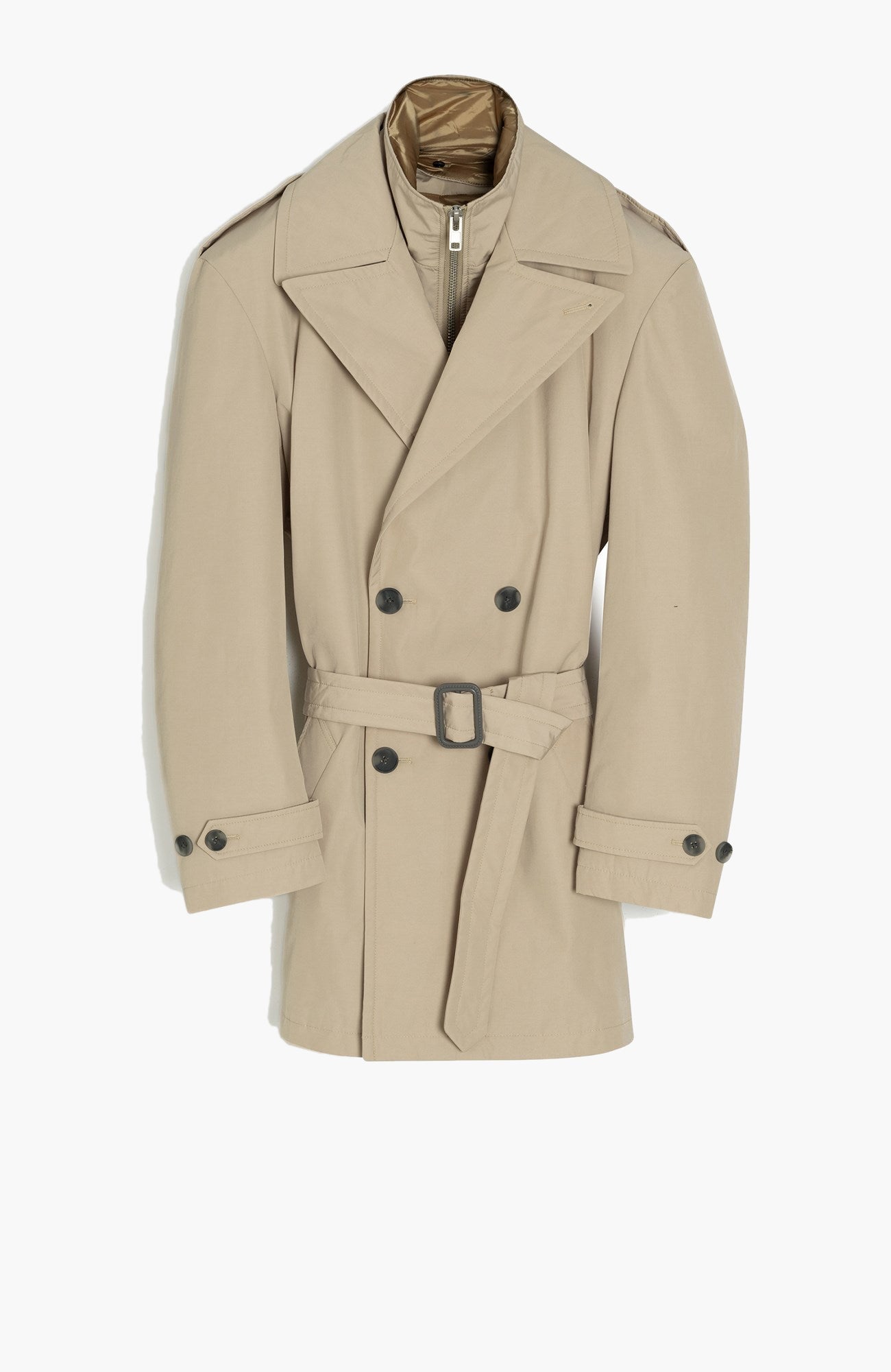 Anikan Beige Trench Coat - MENS - Cardinal of Canada-US-Anikan Beige Trench Coat