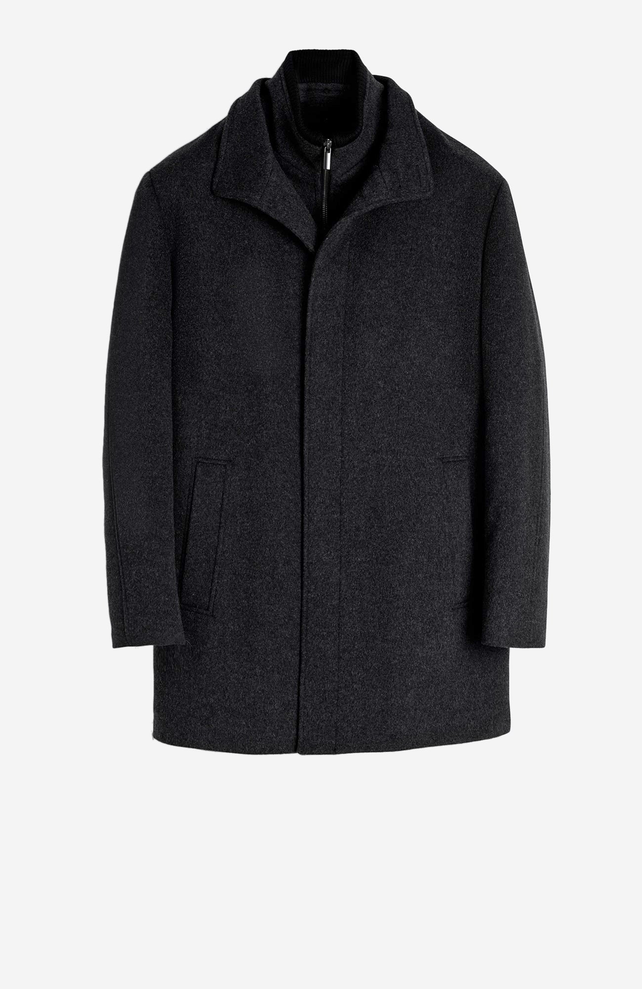 Mont - Royal Black Wool & Cashmere Car Coat - Cardinal of Canada - US - Mont - Royal Black Wool & Cashmere Car Coat