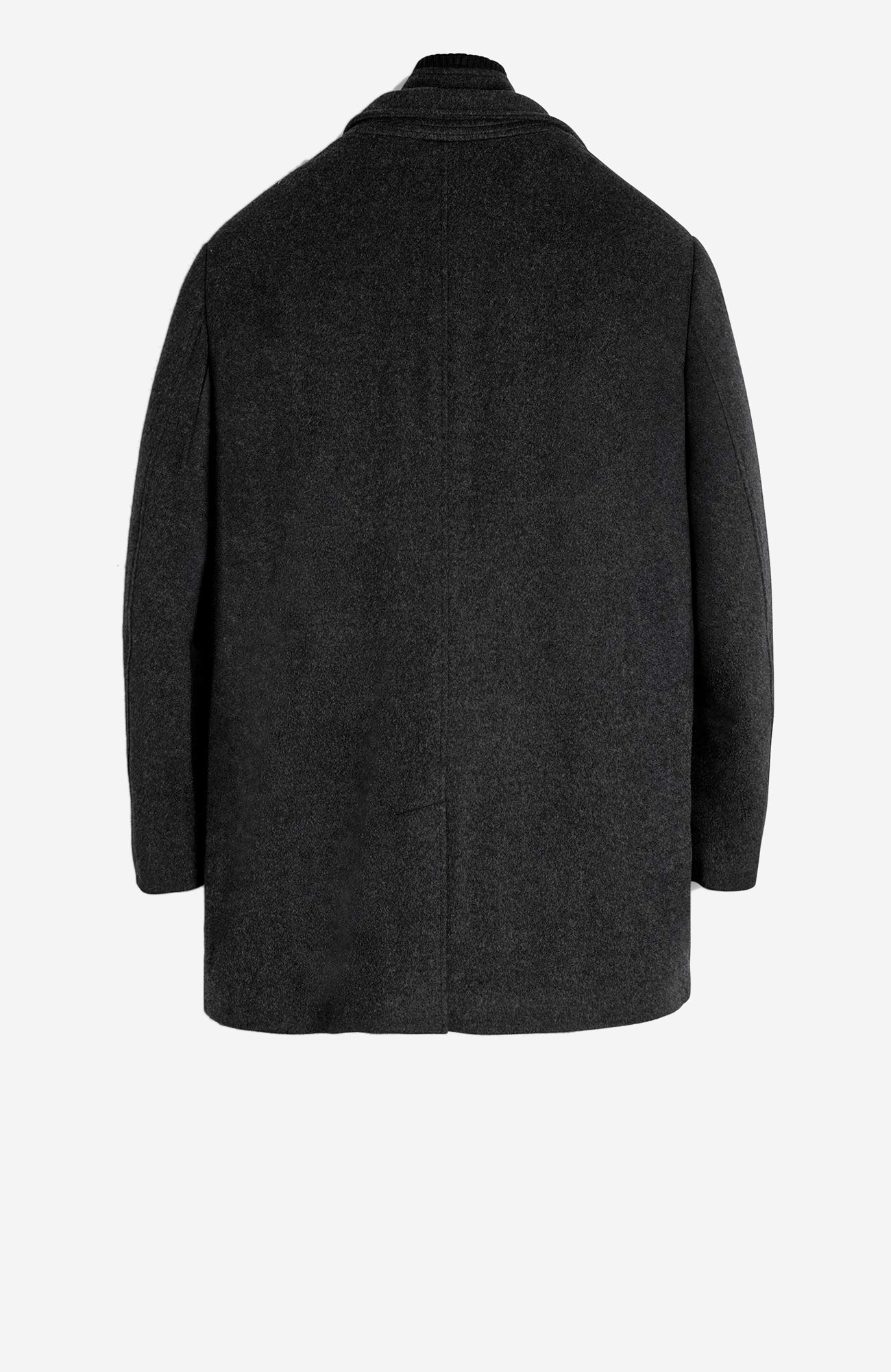 Mont - Royal Black Wool & Cashmere Car Coat - Cardinal of Canada - US - Mont - Royal Black Wool & Cashmere Car Coat