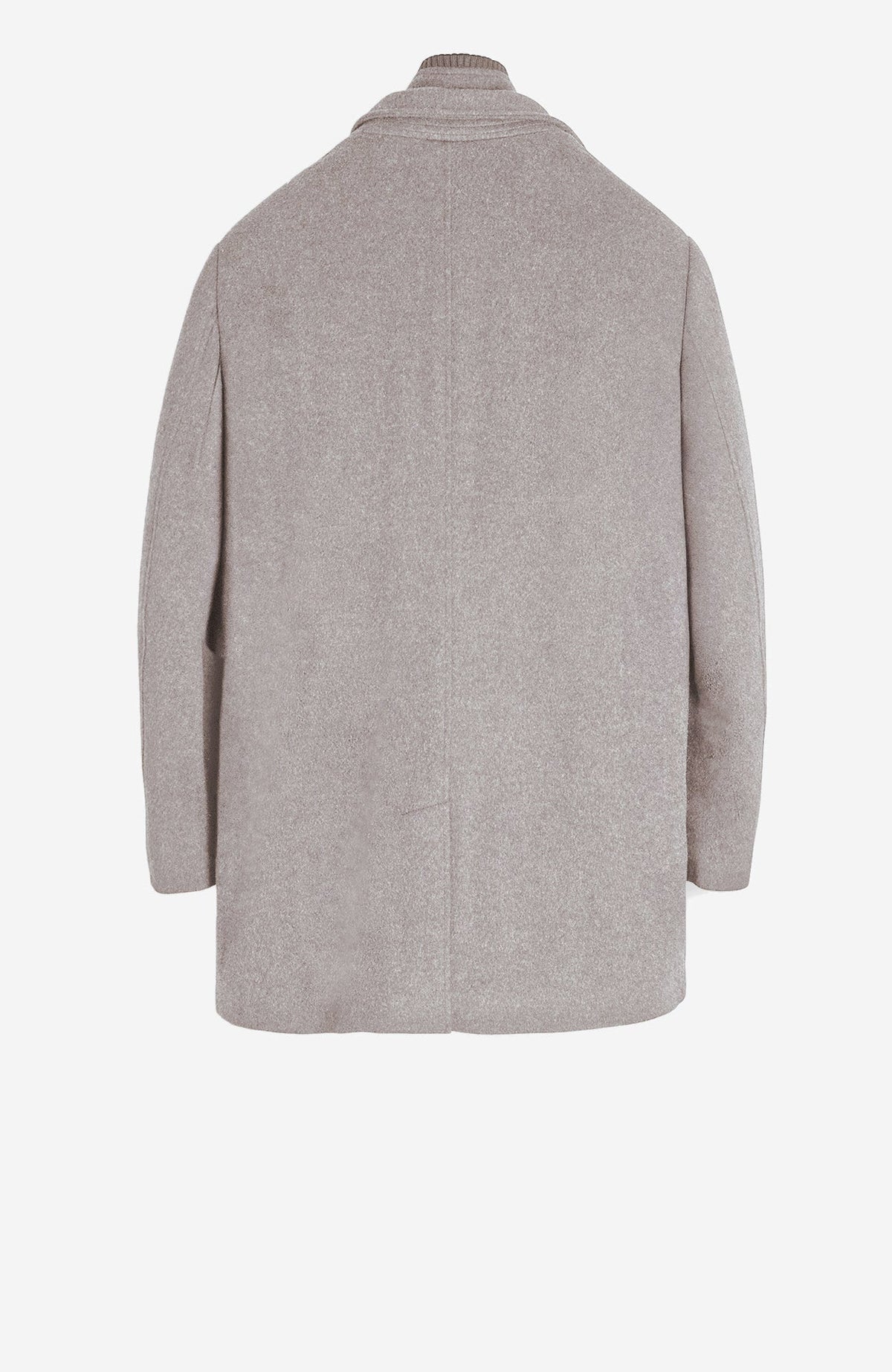 Mont-Royal Taupe Wool & Cashmere Car Coat - MENS - Cardinal of Canada-US-Mont-Royal Taupe Wool & Cashmere Car Coat