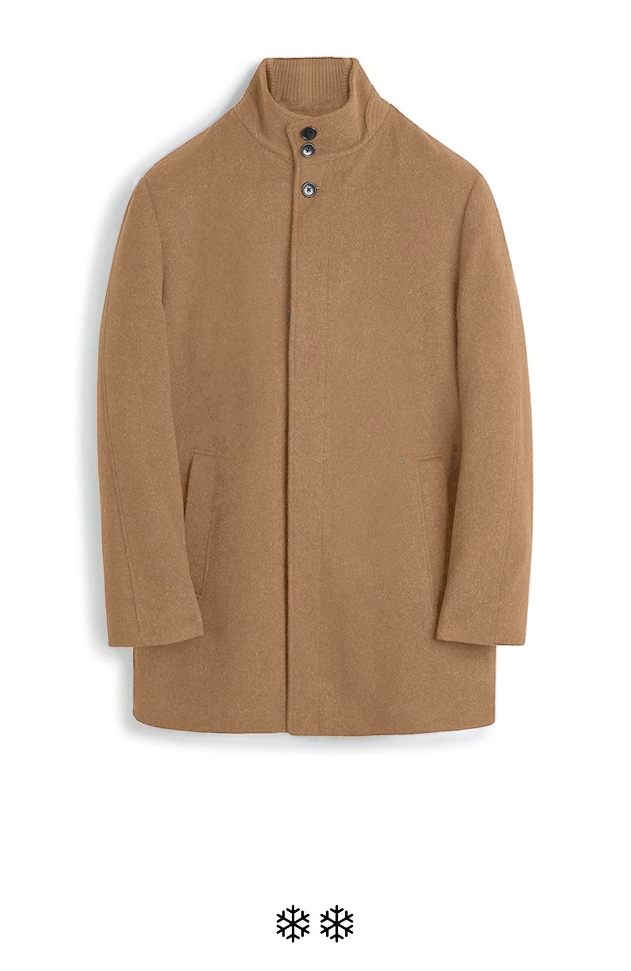 Mont - Royal Wool & Cashmere Car Coat In Vicuna - MENS - Cardinal of Canada - US - Mont - Royal Wool & Cashmere Car Coat In Vicuna