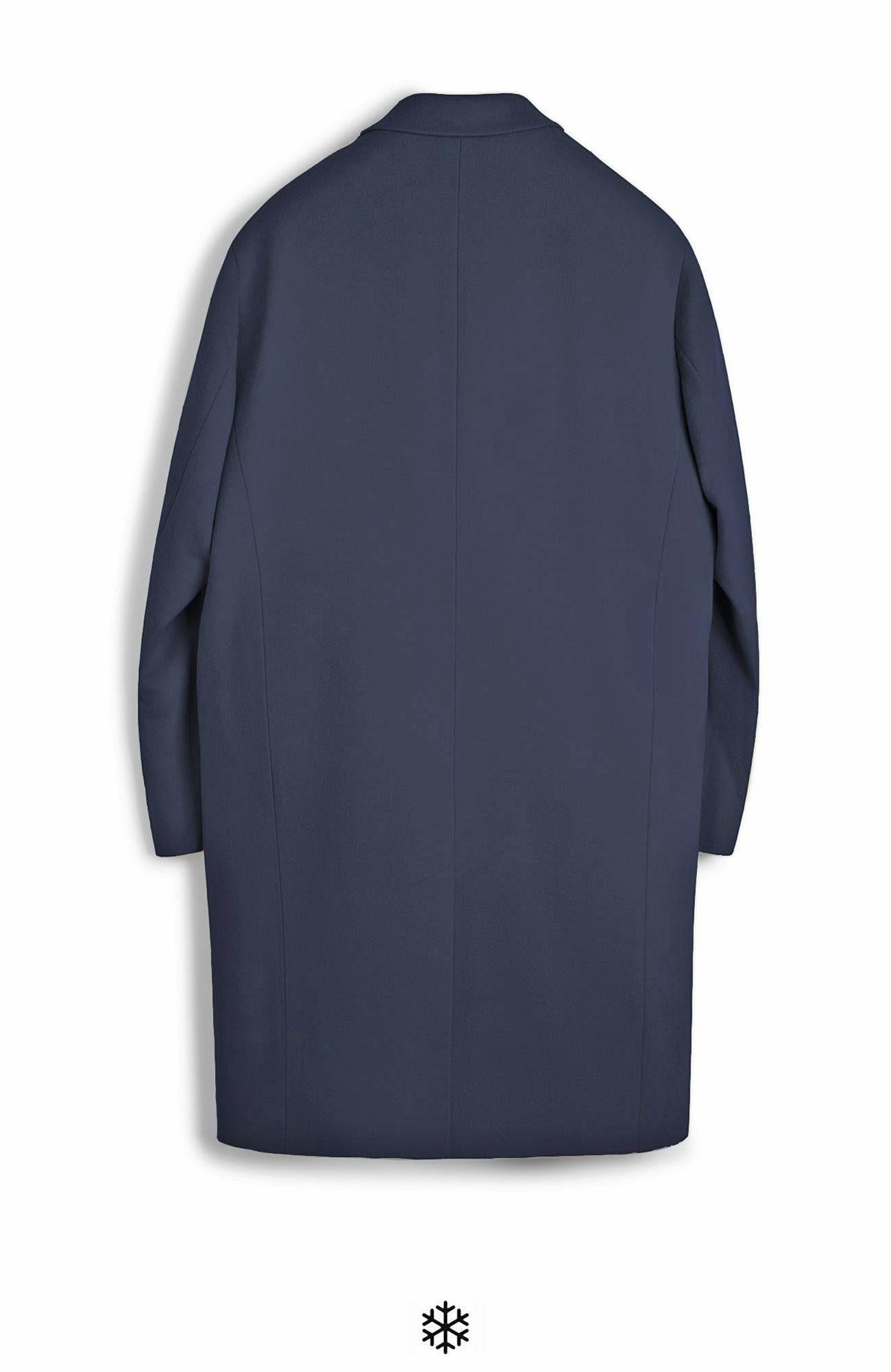 THOMAS NAVY LORO PIANA CASHMERE FABRIC COAT