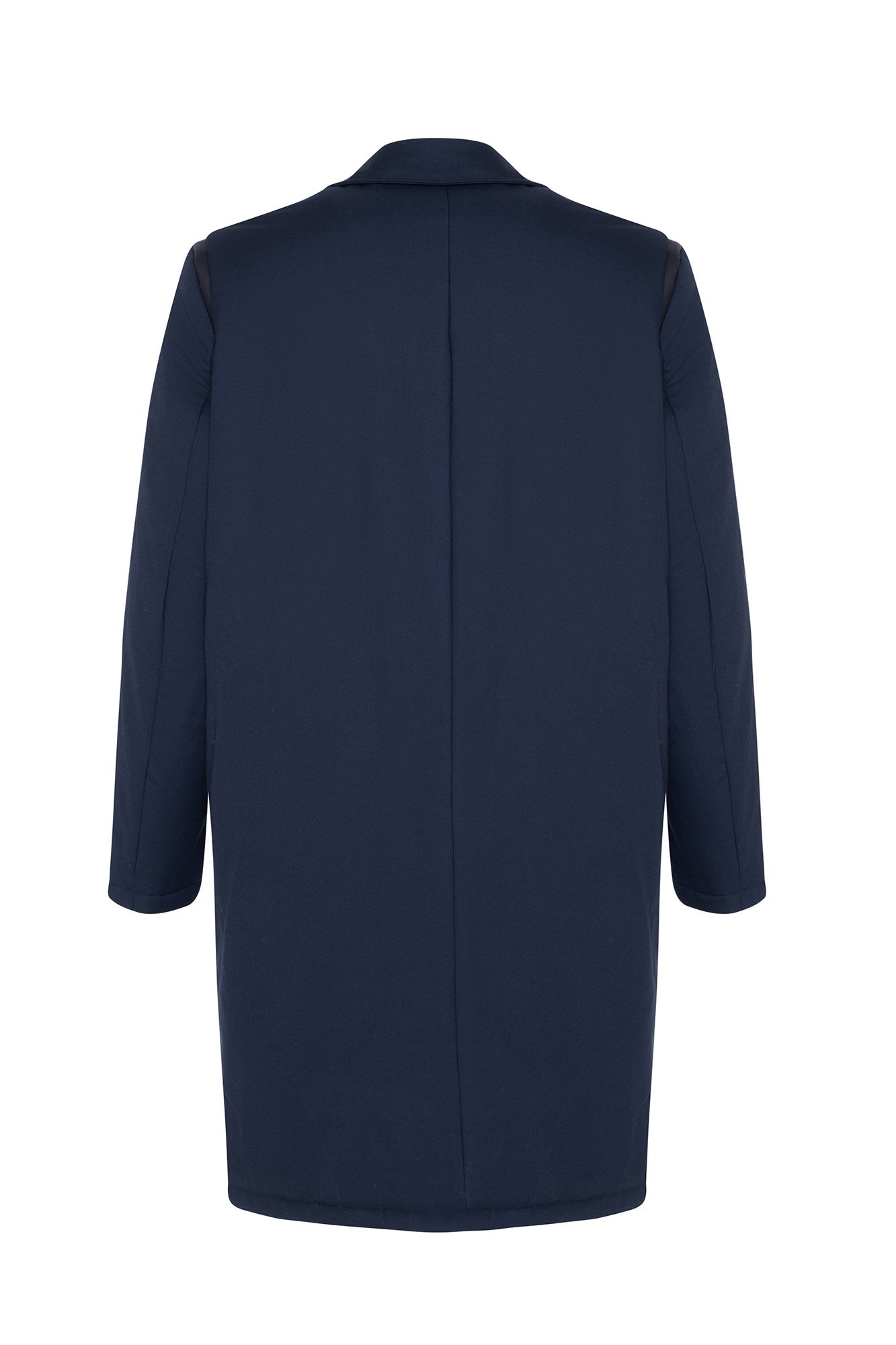 MAVRIK NAVY TOPCOAT - MENS - Cardinal of Canada-US-Mavrik - navy wool blend topcoat 41 inch length